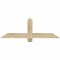 Ekena Millwork Eugene Rough Sawn Timber Gable Bracket, Douglas Fir, 48"W x 16"H x 2"D x 4"F, 8/12 Pitch GBW048X16X0204EUG00RDF - alternate 1